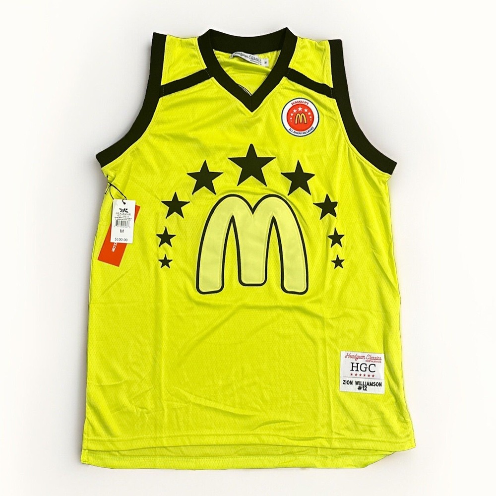 Zion Williamson McDonald's All-American Men Jersey Medium Headgear Classics